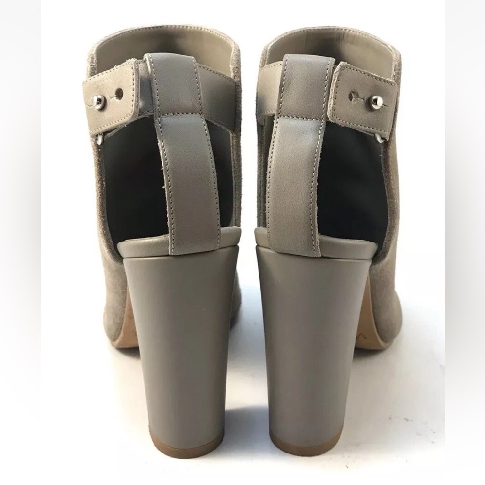 Vince Addison Peep Toe Heels Woodsmoke Tan
